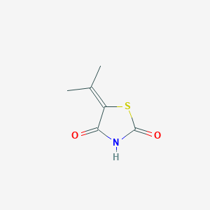 molecular formula C6H7NO2S B2977046 5-Isopropylidene-thiazolidine-2,4-dione CAS No. 5835-47-2