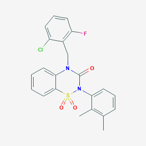 4-(2-chloro-6-fluorobenzyl)-2-(2,3-dimethylphenyl)-2H-benzo[e][1,2,4]thiadiazin-3(4H)-one 1,1-dioxide
