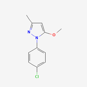 1-(4-chlorophenyl)-5-methoxy-3-methyl-1H-pyrazole