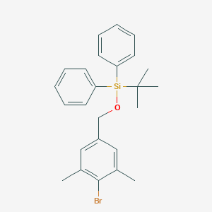 molecular formula C25H29BrOSi B2977107 (4-Bromo-3,5-dimethylphenyl)methoxy-tert-butyl-diphenylsilane CAS No. 2470441-18-8