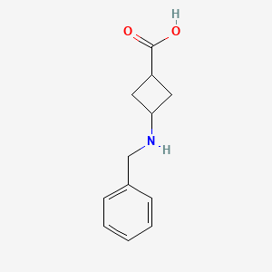 3-(Benzylamino)cyclobutane-1-carboxylic acid
