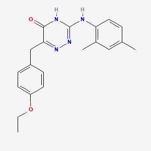 3-((2,4-dimethylphenyl)amino)-6-(4-ethoxybenzyl)-1,2,4-triazin-5(4H)-one