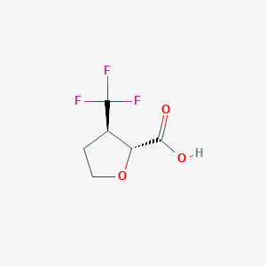 (2R,3R)-3-(Trifluoromethyl)oxolane-2-carboxylic acid