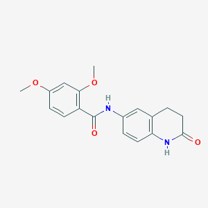 2,4-dimethoxy-N-(2-oxo-1,2,3,4-tetrahydroquinolin-6-yl)benzamide