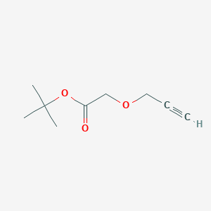 molecular formula C9H14O3 B2977169 tert-Butyl 2-(prop-2-yn-1-yloxy)acetate CAS No. 339531-55-4
