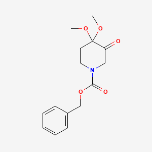 Benzyl 4,4-dimethoxy-3-oxopiperidine-1-carboxylate