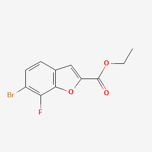 Ethyl 6-bromo-7-fluoro-1-benzofuran-2-carboxylate