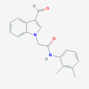 molecular formula C19H18N2O2 B297728 N-(2,3-dimethylphenyl)-2-(3-formyl-1H-indol-1-yl)acetamide 