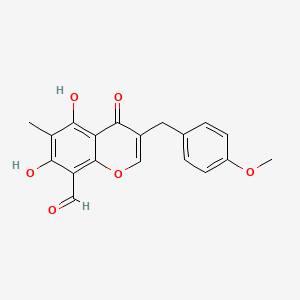 molecular formula C19H16O6 B2977291 8-Formyl ophiopogonone B CAS No. 1316224-74-4