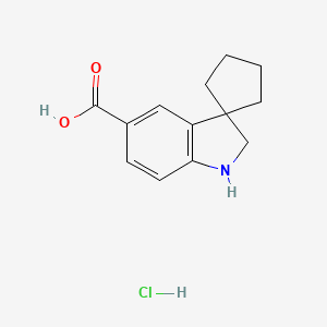 Spiro[cyclopentane-1,3'-indoline]-5'-carboxylic acid hydrochloride