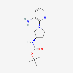 (R)-tert-Butyl 1-(3-aminopyridin-2-yl)pyrrolidin-3-ylcarbamate