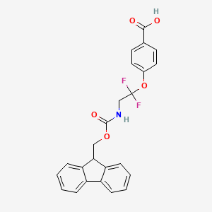 4-[2-(9H-Fluoren-9-ylmethoxycarbonylamino)-1,1-difluoroethoxy]benzoic acid