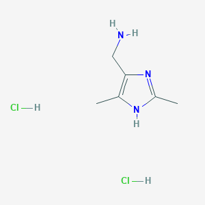 (2,5-dimethyl-1H-imidazol-4-yl)methanamine dihydrochloride
