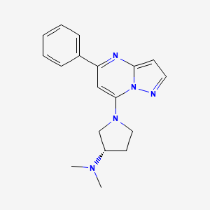 molecular formula C18H21N5 B2977361 (S)-ZINC-3573 CAS No. 2095596-11-3