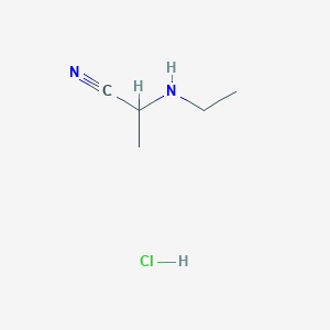 2-(Ethylamino)propanenitrile hydrochloride