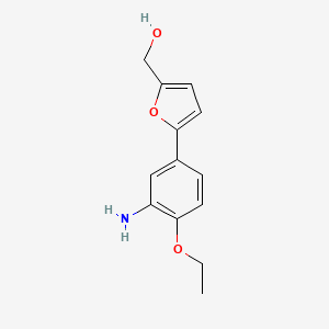 [5-(3-Amino-4-ethoxyphenyl)furan-2-yl]methanol