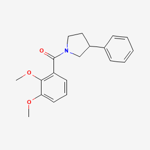 molecular formula C19H21NO3 B2977383 (2,3-Dimethoxyphenyl)(3-phenylpyrrolidin-1-yl)methanone CAS No. 1208677-84-2
