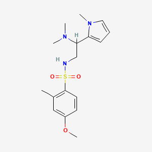 N-(2-(dimethylamino)-2-(1-methyl-1H-pyrrol-2-yl)ethyl)-4-methoxy-2-methylbenzenesulfonamide