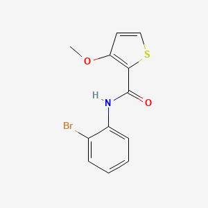 molecular formula C12H10BrNO2S B2977403 N-(2-bromophenyl)-3-methoxy-2-thiophenecarboxamide CAS No. 344273-68-3