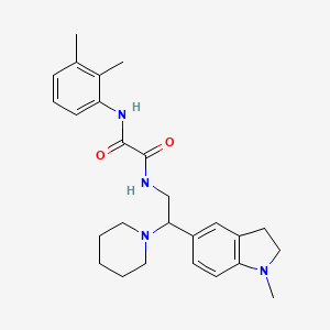 N1-(2,3-dimethylphenyl)-N2-(2-(1-methylindolin-5-yl)-2-(piperidin-1-yl)ethyl)oxalamide