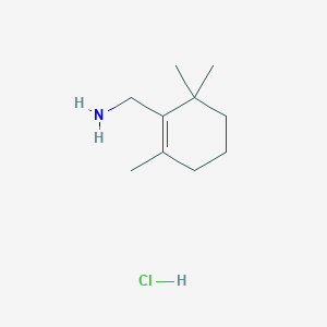 (2,6,6-Trimethylcyclohexen-1-yl)methanamine;hydrochloride