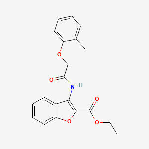 Ethyl 3-(2-(o-tolyloxy)acetamido)benzofuran-2-carboxylate