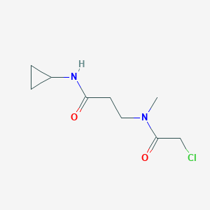 3-[(2-Chloroacetyl)-methylamino]-N-cyclopropylpropanamide