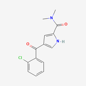 4-(2-chlorobenzoyl)-N,N-dimethyl-1H-pyrrole-2-carboxamide
