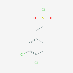 molecular formula C8H7Cl3O2S B2977490 2-(3,4-二氯苯基)-乙磺酰氯 CAS No. 1161945-63-6
