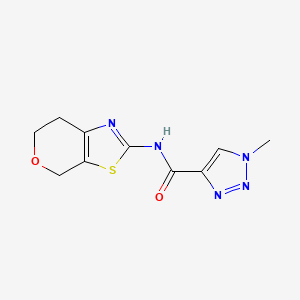 N-(6,7-dihydro-4H-pyrano[4,3-d]thiazol-2-yl)-1-methyl-1H-1,2,3-triazole-4-carboxamide