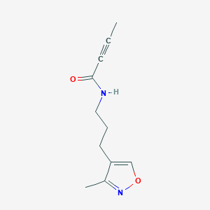 N-[3-(3-Methyl-1,2-oxazol-4-yl)propyl]but-2-ynamide