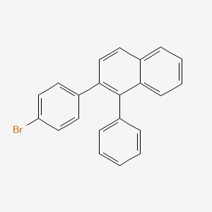 molecular formula C22H15Br B2977527 2-(4-Bromophenyl)-1-phenylnaphthalene CAS No. 1533415-48-3