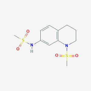 N-(1-methylsulfonyl-3,4-dihydro-2H-quinolin-7-yl)methanesulfonamide