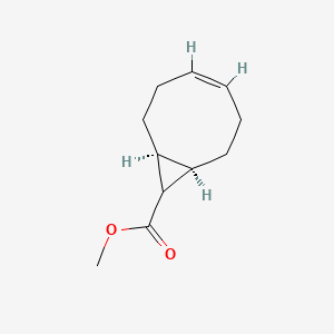 molecular formula C11H16O2 B2977569 methyl (1R,8S,9R,Z)-bicyclo[6.1.0]non-4-ene-9-carboxylate CAS No. 61490-21-9