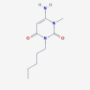 6-Amino-1-methyl-3-pentylpyrimidine-2,4-dione