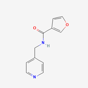 molecular formula C11H10N2O2 B2977572 N-(4-吡啶甲基)呋喃-3-甲酰胺 CAS No. 931419-92-0