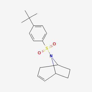 (1R,5S)-8-((4-(tert-butyl)phenyl)sulfonyl)-8-azabicyclo[3.2.1]oct-2-ene