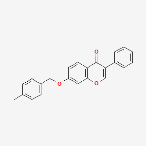 molecular formula C23H18O3 B2977604 7-[(4-Methylphenyl)methoxy]-3-phenylchromen-4-one CAS No. 449738-91-4