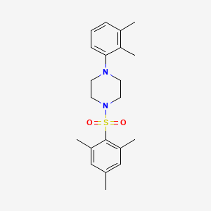 molecular formula C21H28N2O2S B2977610 1-(2,3-Dimethylphenyl)-4-(mesitylsulfonyl)piperazine CAS No. 349624-16-4