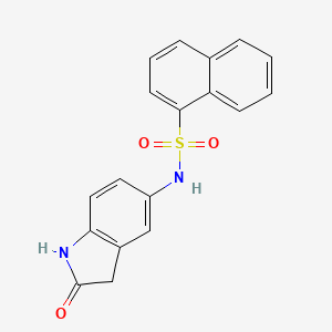 N-(2-oxoindolin-5-yl)naphthalene-1-sulfonamide