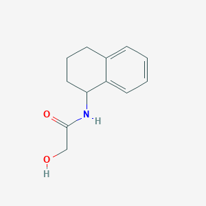 2-hydroxy-N-(1,2,3,4-tetrahydronaphthalen-1-yl)acetamide