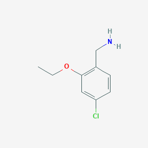 (4-Chloro-2-ethoxyphenyl)methanamine