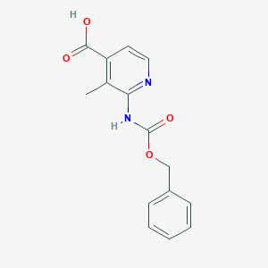3-Methyl-2-(phenylmethoxycarbonylamino)pyridine-4-carboxylic acid
