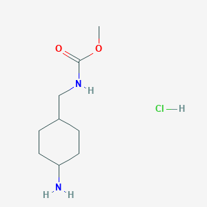 Methyl N-[(4-aminocyclohexyl)methyl]carbamate hydrochloride