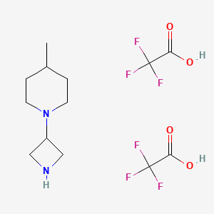 1-(Azetidin-3-yl)-4-methylpiperidine;2,2,2-trifluoroacetic acid