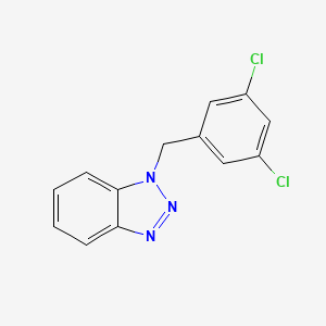 1-[(3,5-Dichlorophenyl)methyl]-1H-1,2,3-benzotriazole