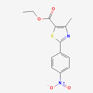 B2977710 Ethyl 4-methyl-2-(4-nitrophenyl)thiazole-5-carboxylate CAS No. 15911-31-6