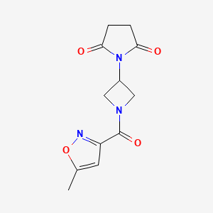 1-(1-(5-Methylisoxazole-3-carbonyl)azetidin-3-yl)pyrrolidine-2,5-dione