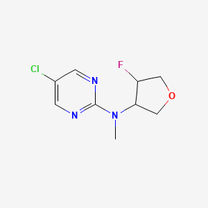 molecular formula C9H11ClFN3O B2977728 5-chloro-N-(4-fluorooxolan-3-yl)-N-methylpyrimidin-2-amine CAS No. 2199970-90-4