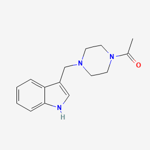 1-(4-((1H-indol-3-yl)methyl)piperazin-1-yl)ethanone